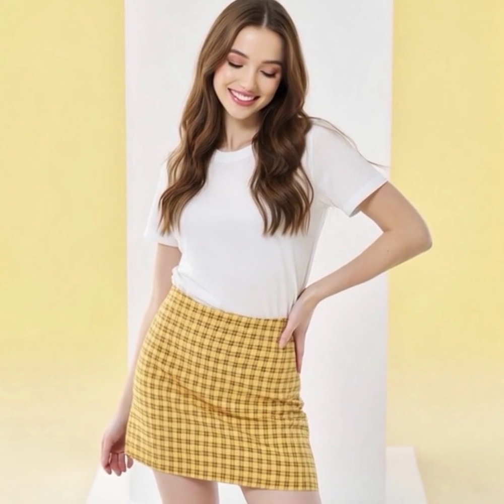 UO Gretchen Plaid Mini Skirt - Picture 13 of 13